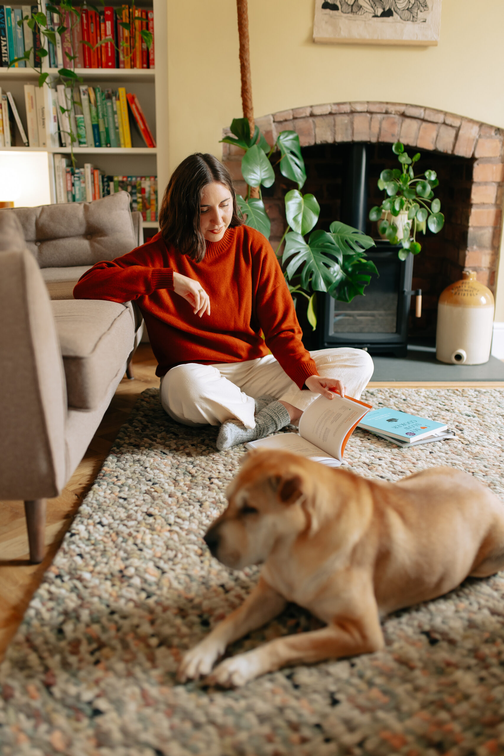 Joanna Shankland and her dog
